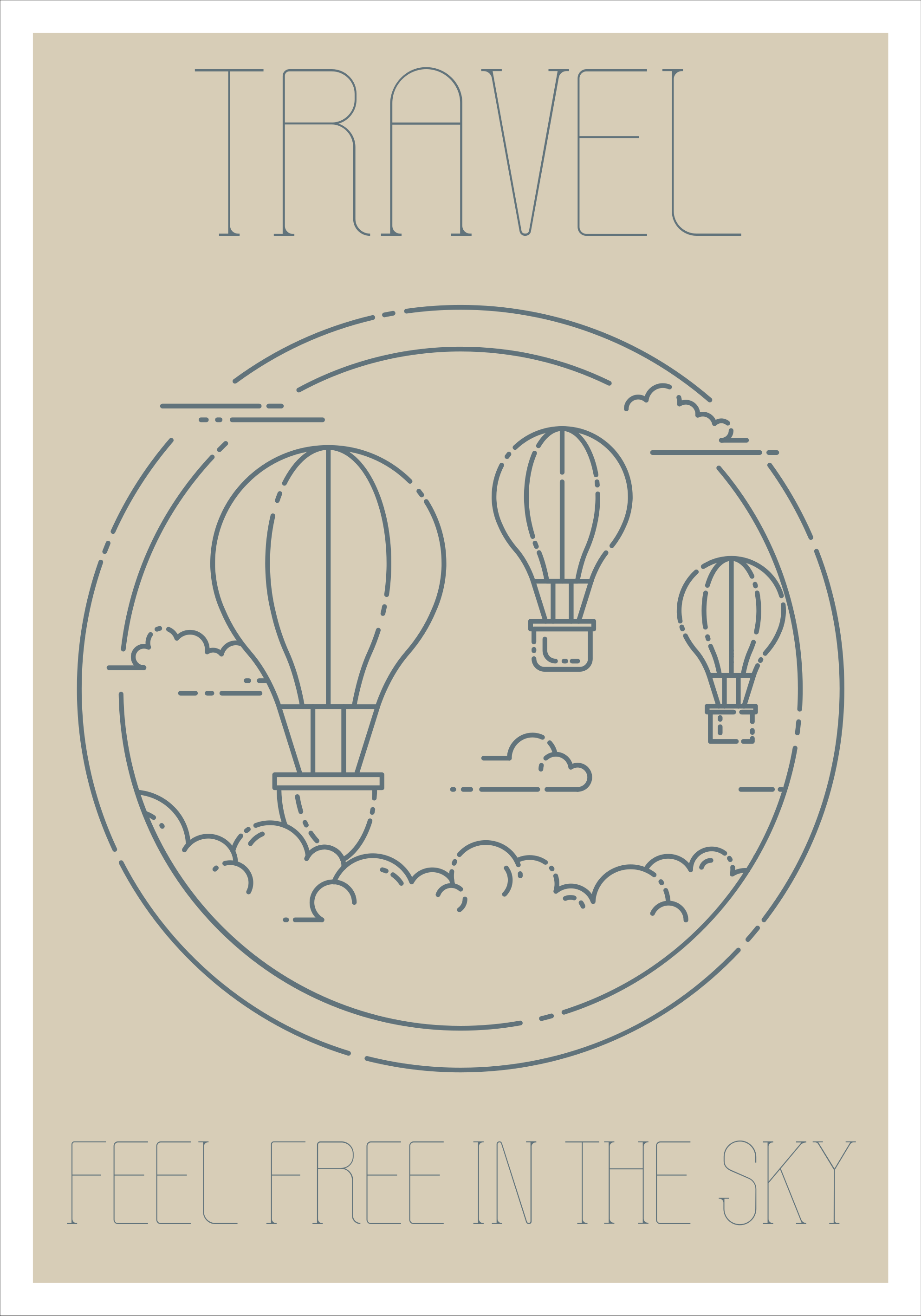 Vinilne preproge z napisom minimalistični balonček - TenStickers