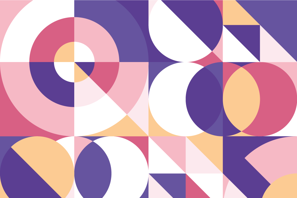 Vinilne preproge z geometrijskimi vzorci abstraktne figure - TenStickers