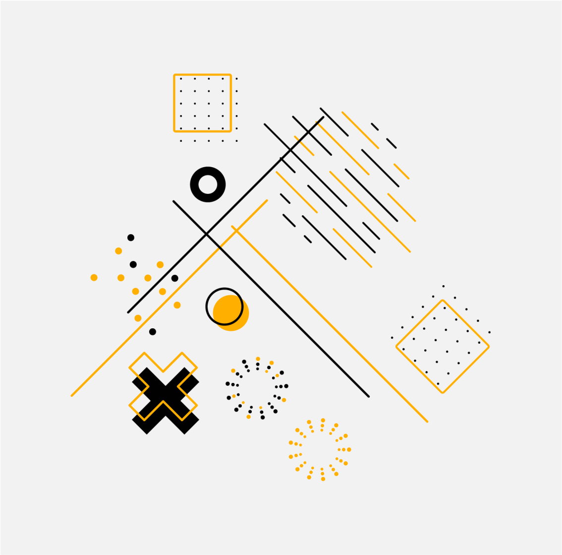 Vinilne preproge z geometrijskimi vzorci koncentrični krogi - TenStickers