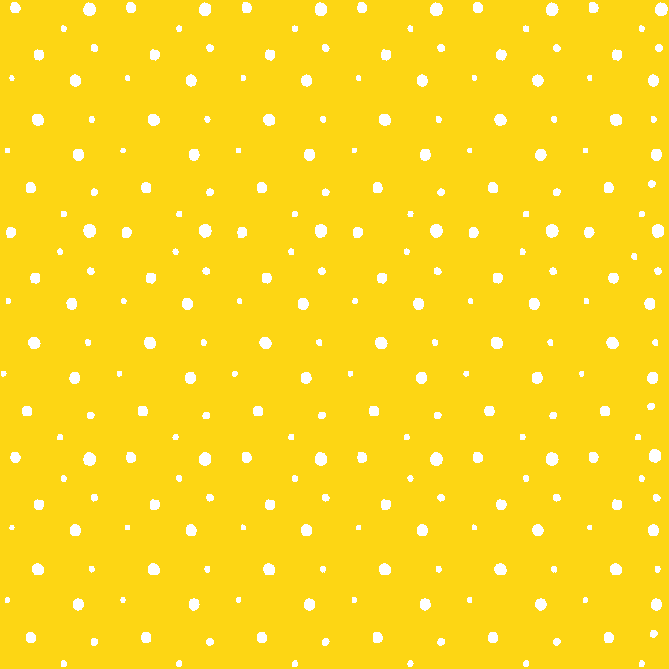 Rumeno vinilno preproga vzorec krogov - TenStickers