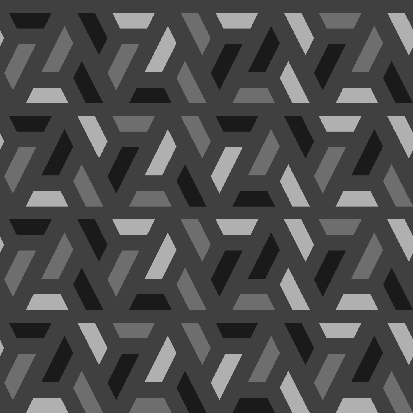 Črni vinilni preproga geometrijski trikotniki črne tone - TenStickers