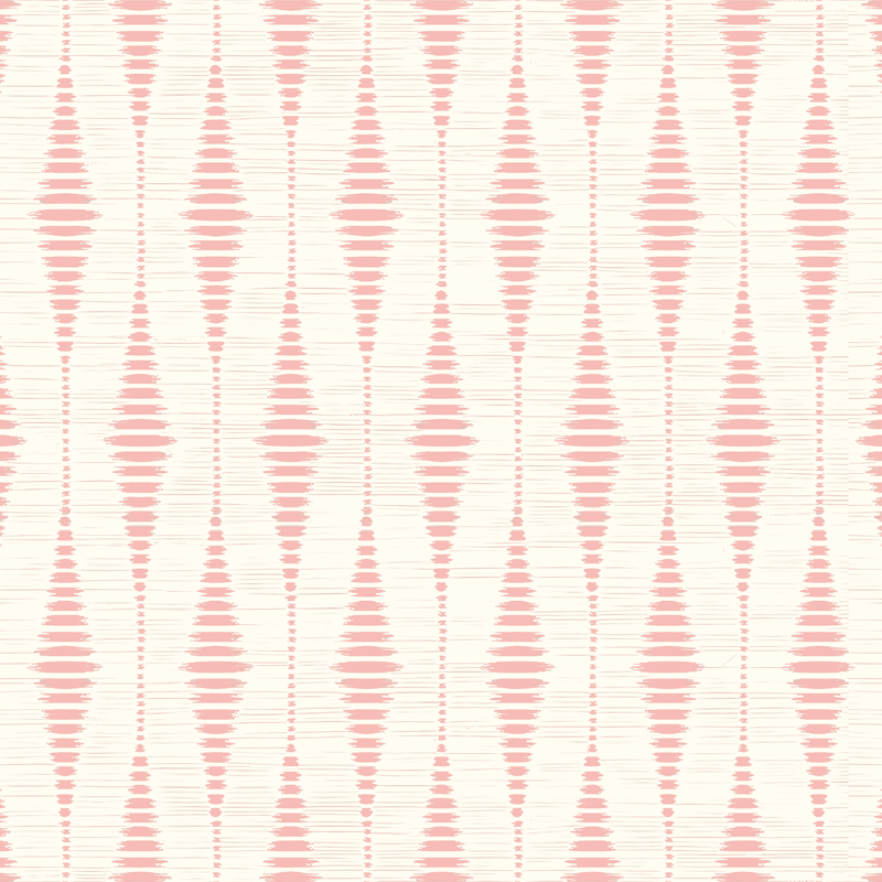 Vinilna preproga za balkon/zunanjost pastelno roza ikat - TenStickers