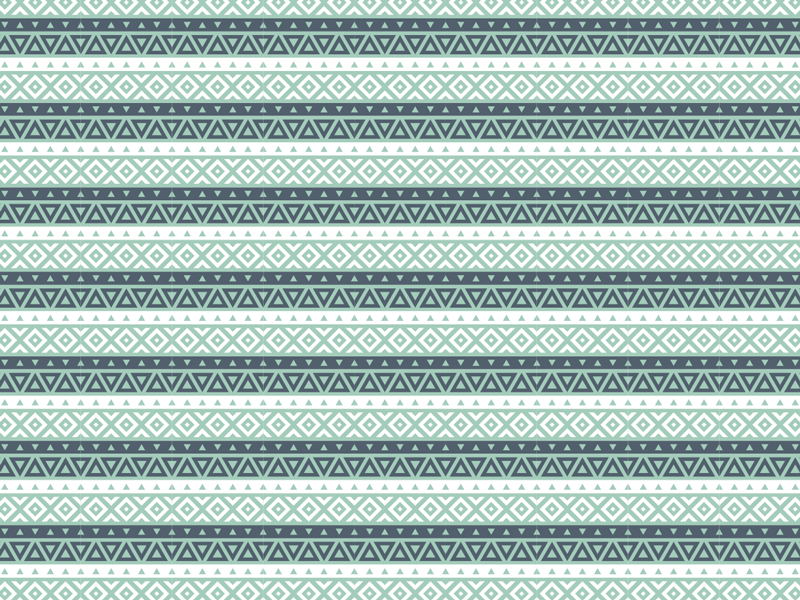 Modra etnično črtasta vinilna preproga - TenStickers