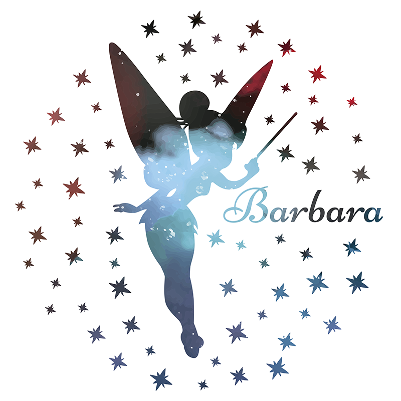 Vilinska preproga vila z imenom - TenStickers