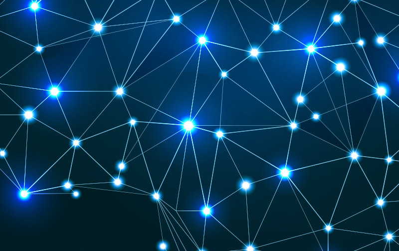 čudovito poligonalno bleščanje zemljevida vinilna preproga - TenStickers