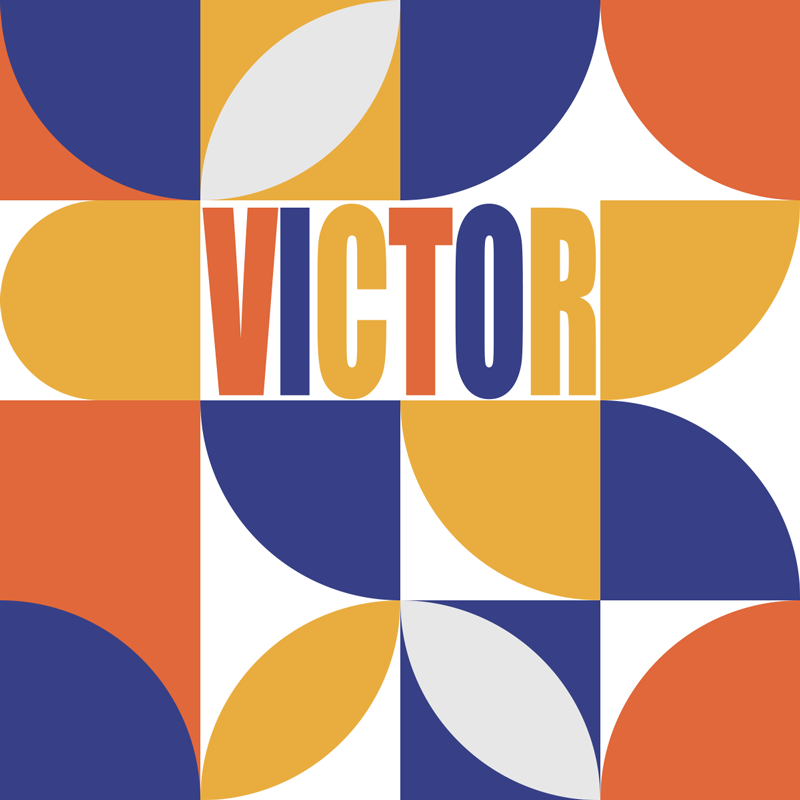 Personalizable geometrijska minimalna vinilna preproga - TenStickers