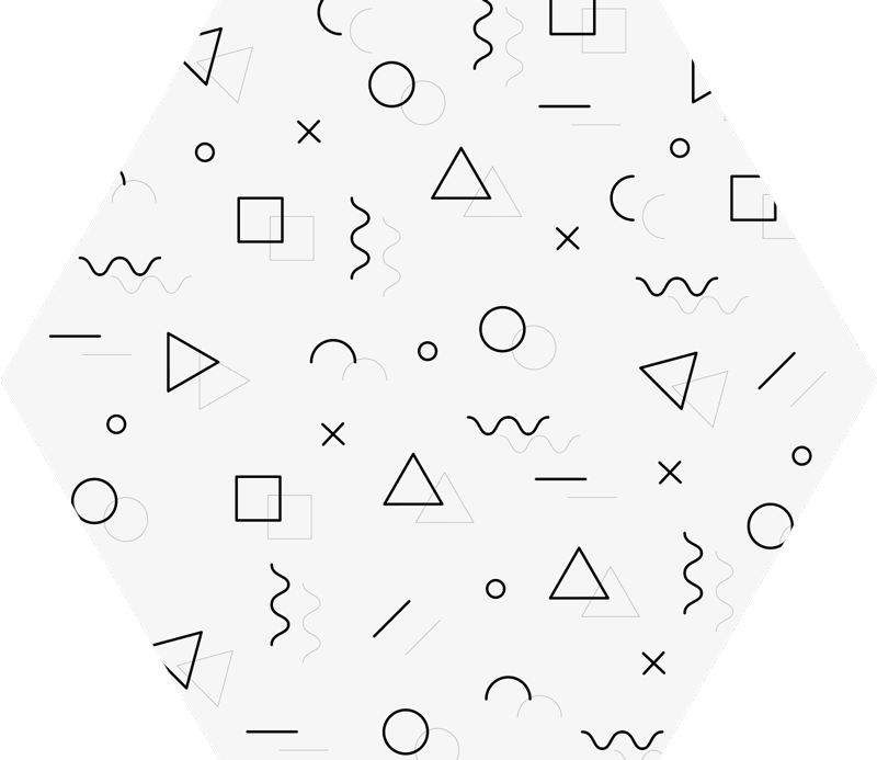 Minimalistična vinilna preproga v slogu memphis - TenStickers