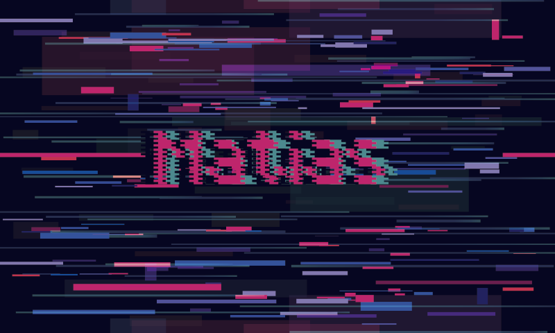 Moderna glitch preproga z imenom - TenStickers