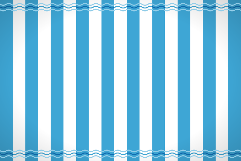 Modro-bela črtasta mornarska preproga - TenStickers