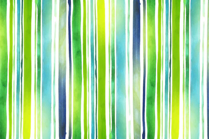 Vinilna preproga z akvarelnimi črtami - TenStickers