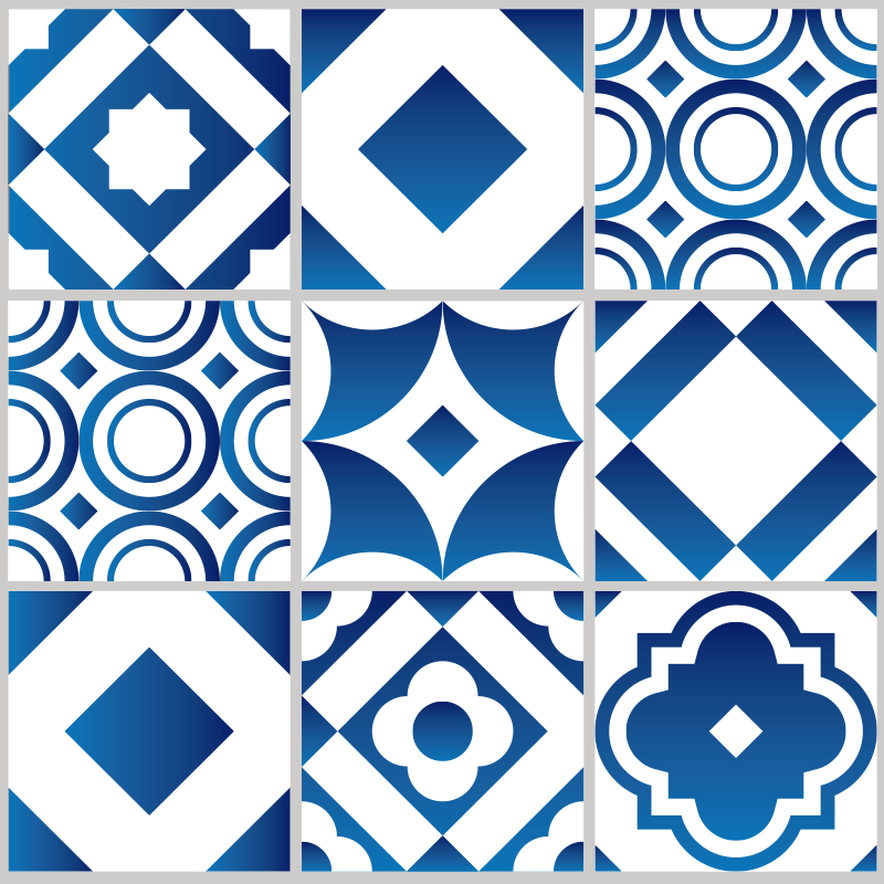 Elegantne ploščice vinilne kuhinjske preproge - TenStickers