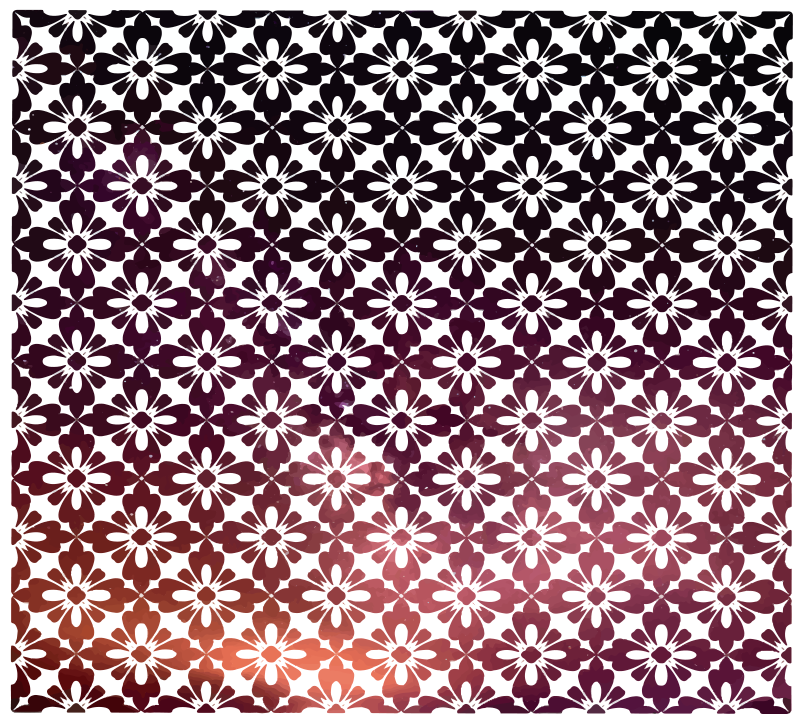 Okrasni cvetovi cvetni vinilni preprog - TenStickers