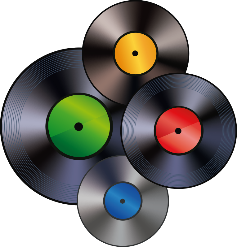 Posname vintage vinil preproge - TenStickers