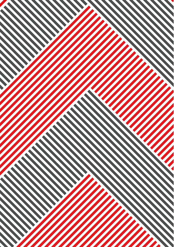 Moderna preproga z barvnimi črtami sodobna vinilna preproga - TenStickers