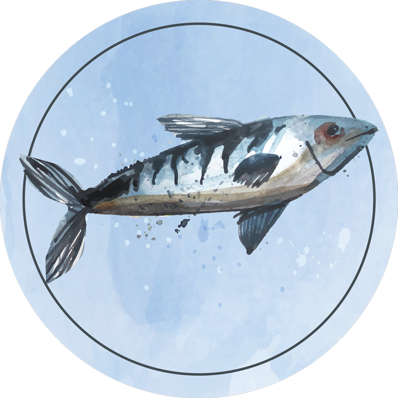 Vodno raziskovanje Tepih z živalskim potiskom - TenStickers