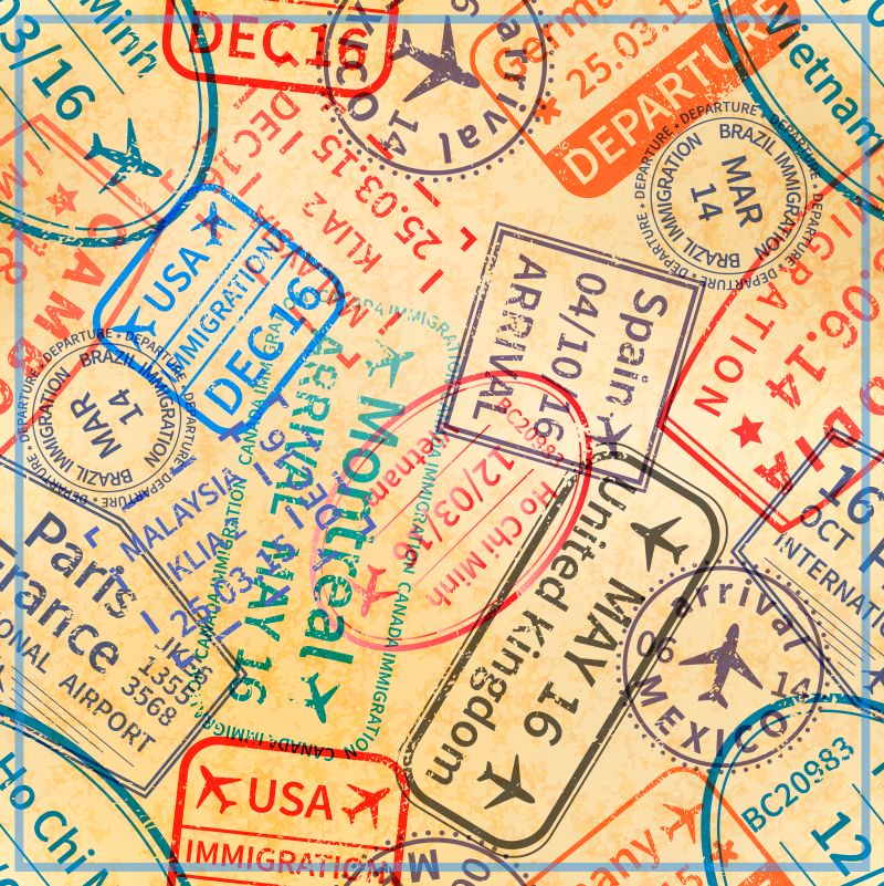 Neverjetna preproga za potovalne znamke - TenStickers