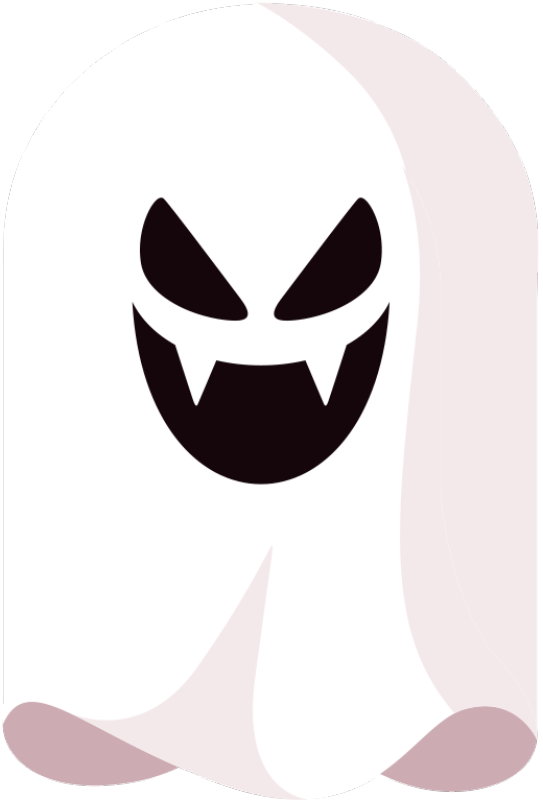 Spooky ghost vinil preproga - TenStickers
