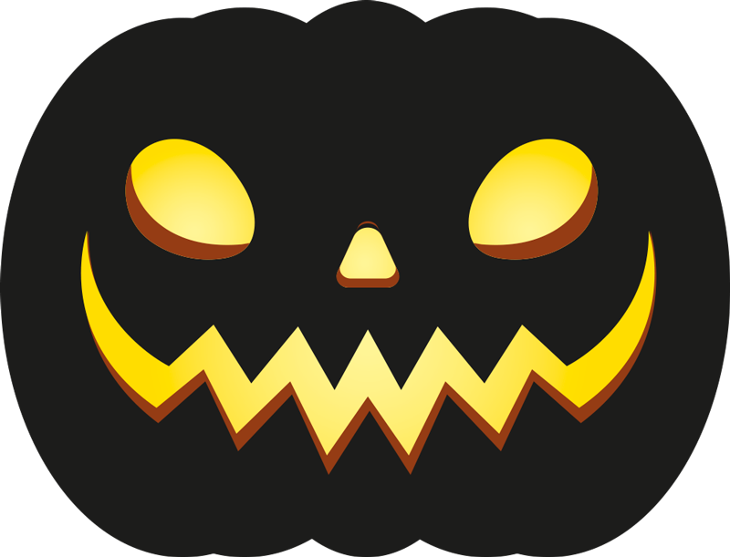 Grozljive halloween buče vinil preproga - TenStickers