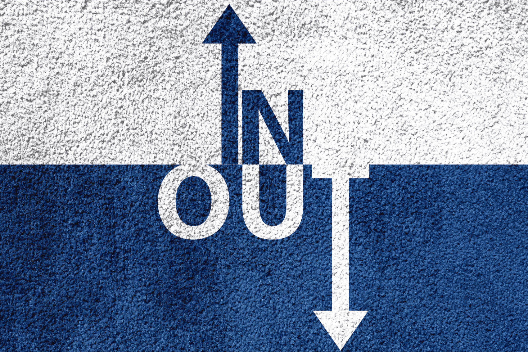 V ven smeri vinilne preproge z napisom - TenStickers