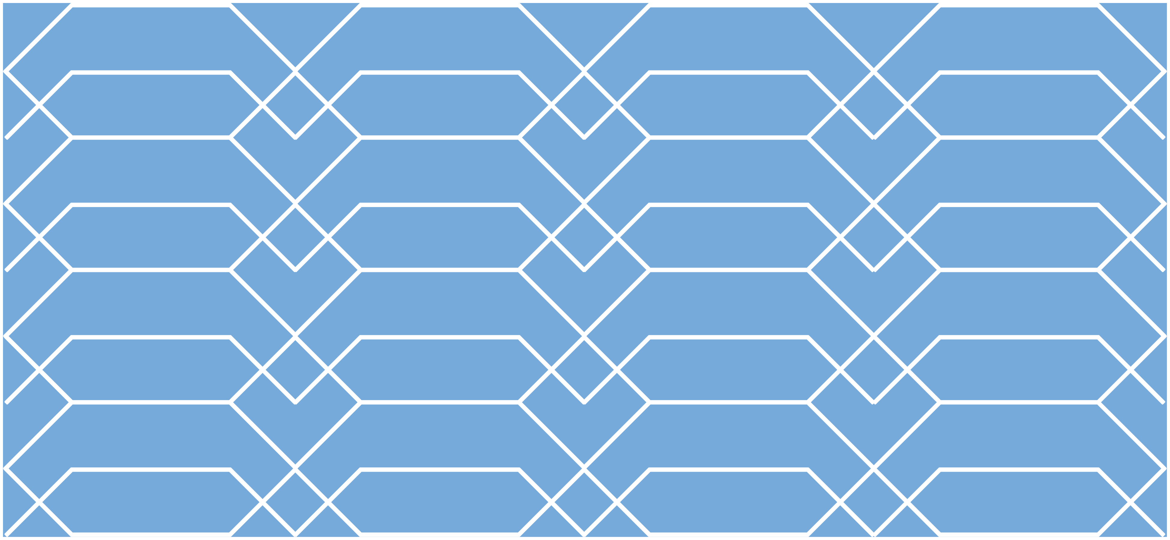 Vinilne preproge z geometrijskimi vzorci modre črte - TenStickers