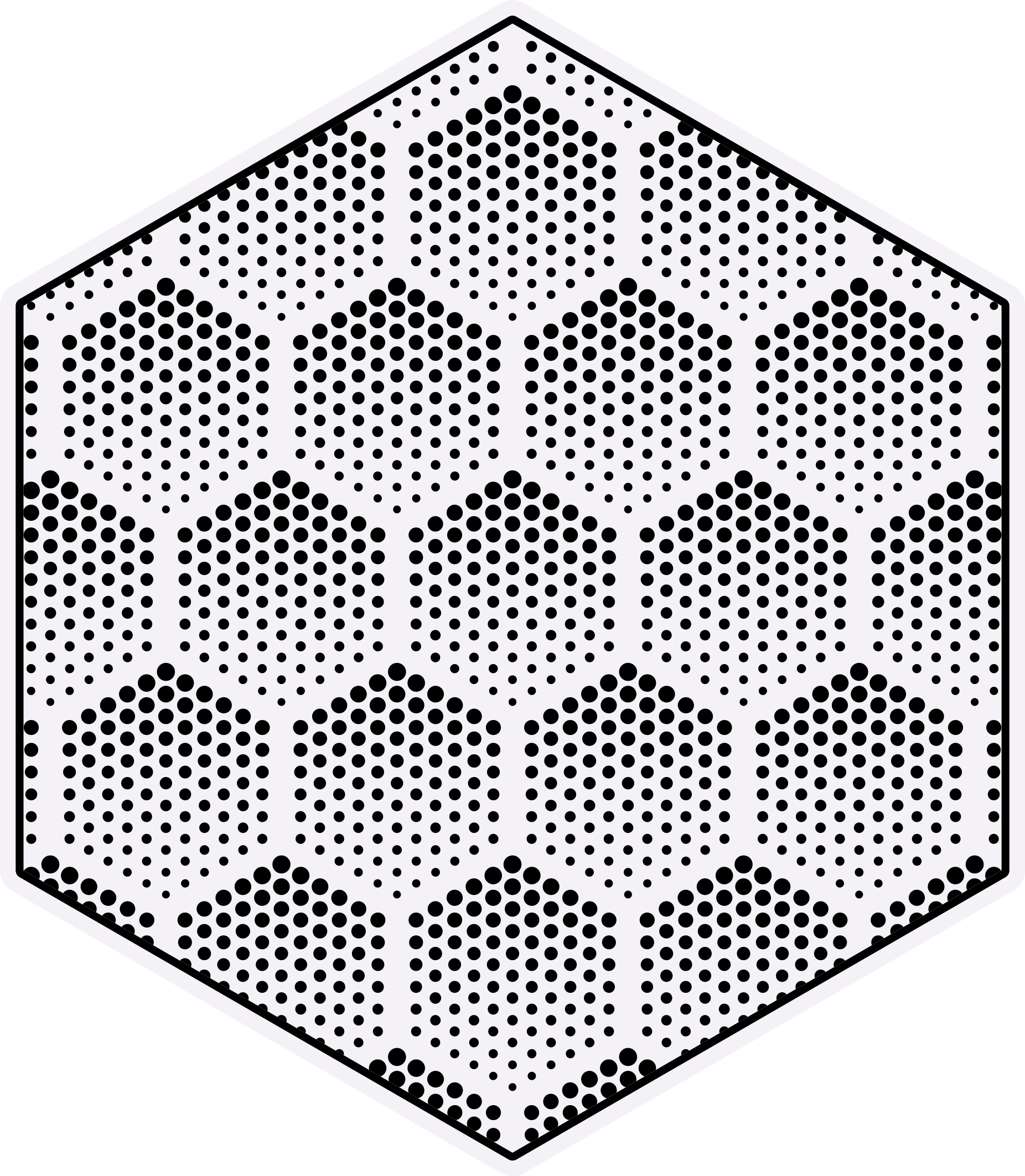 Pikice geometrijske preproge - TenStickers