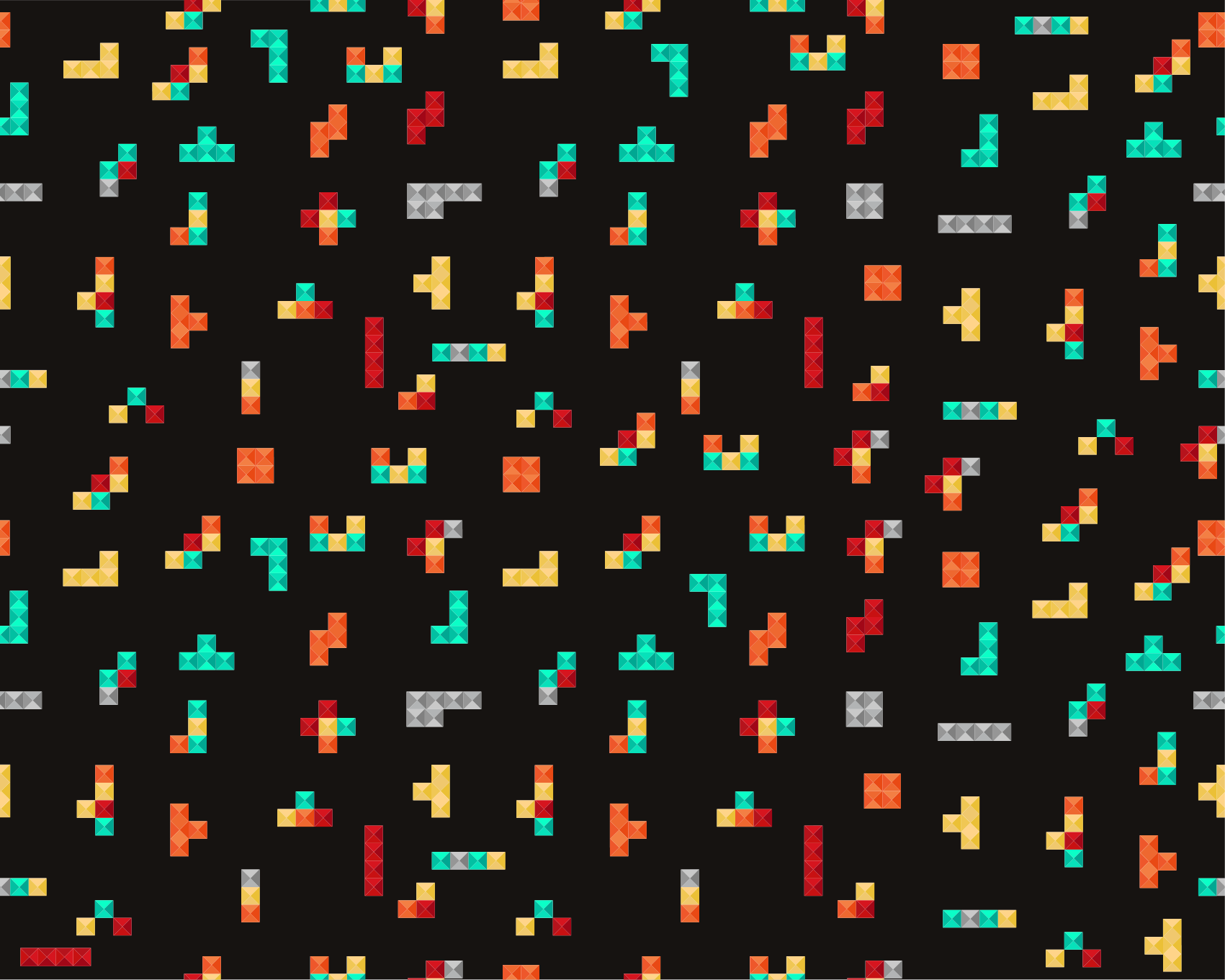 Retro tetris vintage vinil preproga - TenStickers