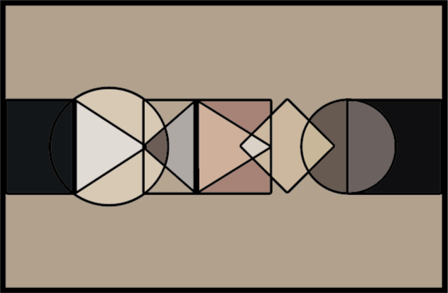 Vinil preproga geometrijske oblike krogi - TenStickers