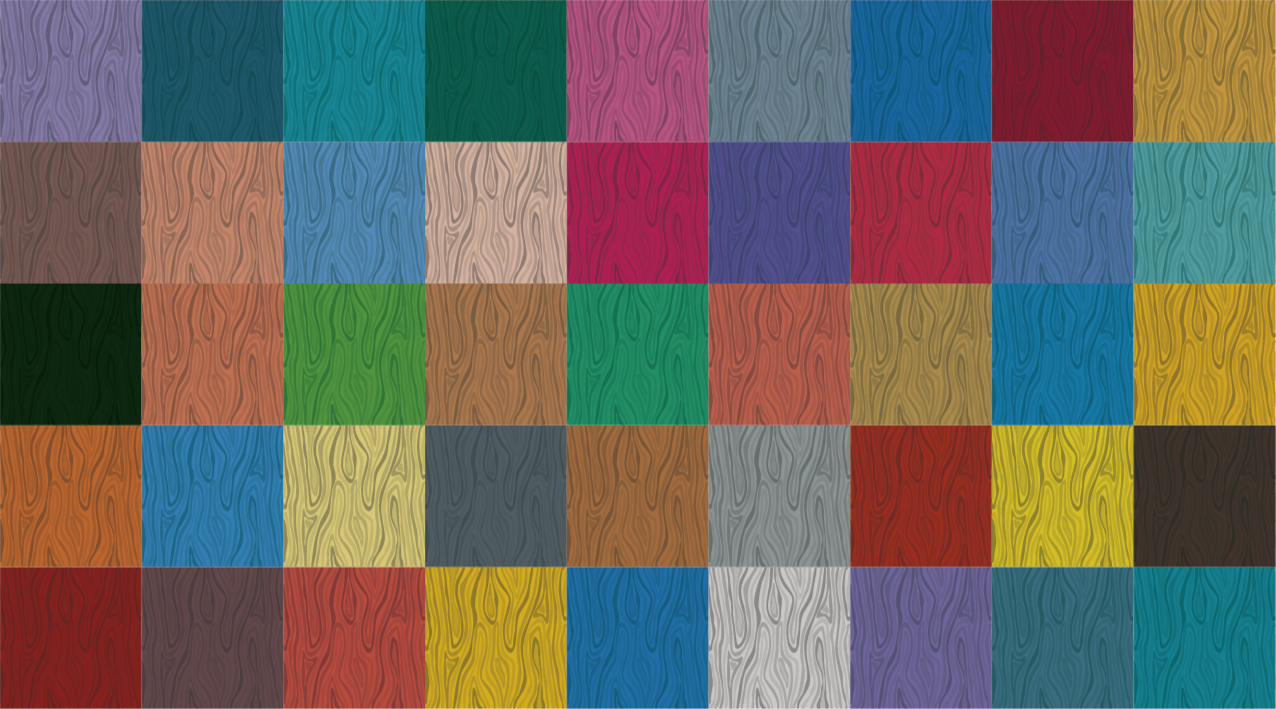 Večbarvna šahovnica Vinilna preproga z lesnim učinkom - TenStickers