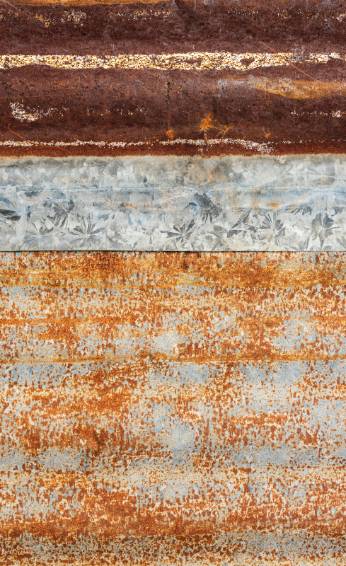 Stara zarjavela vinil preproga - TenStickers