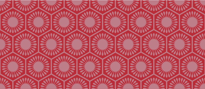 Vinilne preproge z geometrijskimi vzorci krožni motiv - TenStickers