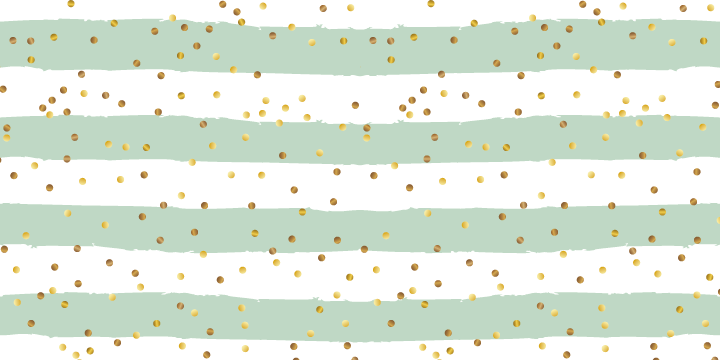 Zlati konfeti na črtah moderna preproga - TenStickers