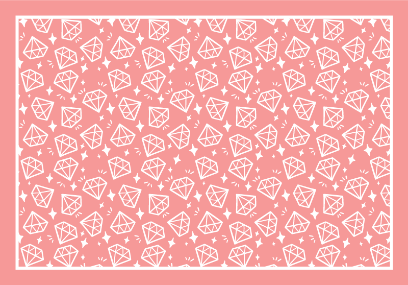 Vinilne talne obloge z teksturo geometrijski diamanti - TenStickers