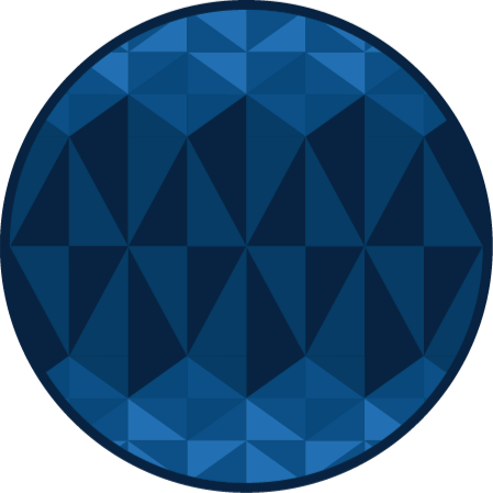 Modre trikotne geometrijske preproge iz vinila - TenStickers