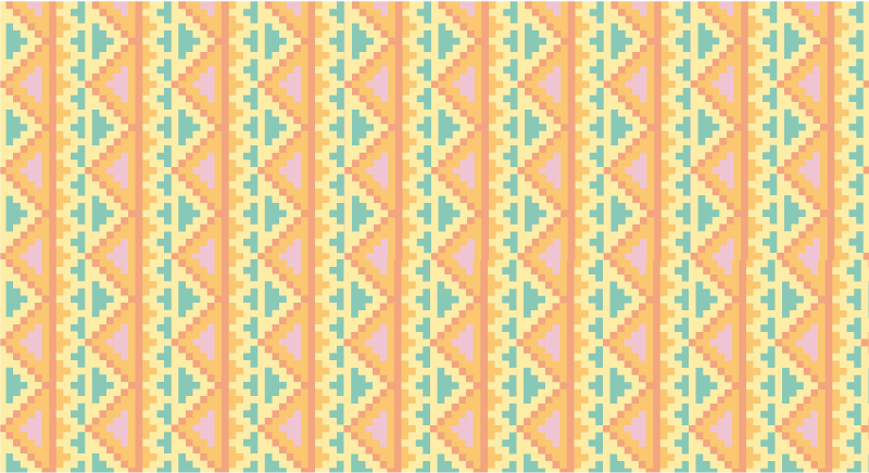 Vinilne preproge z geometrijskimi vzorci v tribal slogu - TenStickers