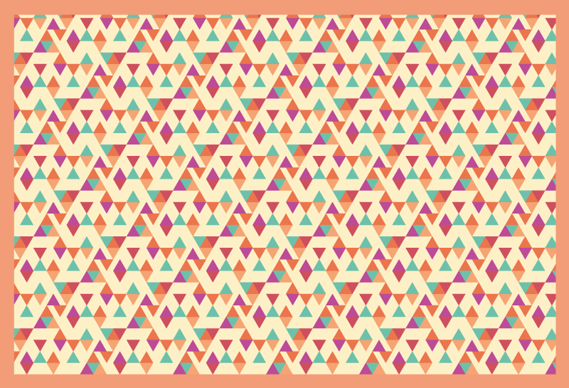 Tekač z mozaičnim vzorcem Vinilna mozaik preproga - TenStickers