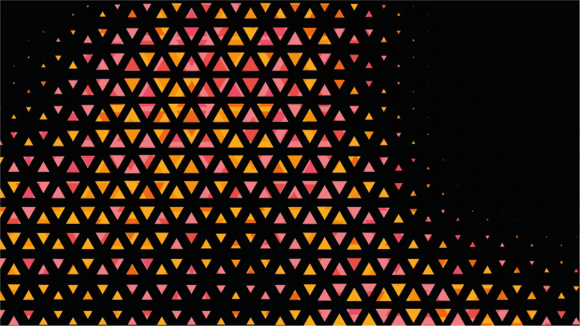 Trikotni gradient Vinilne preproge z geometrijskimi vzorci - TenStickers