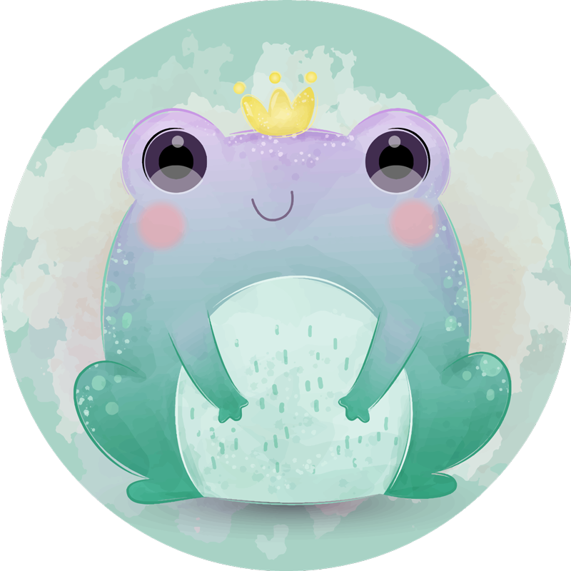 Risani vodni prijatelji Vinilne preproge v drugih vzorcih - TenStickers