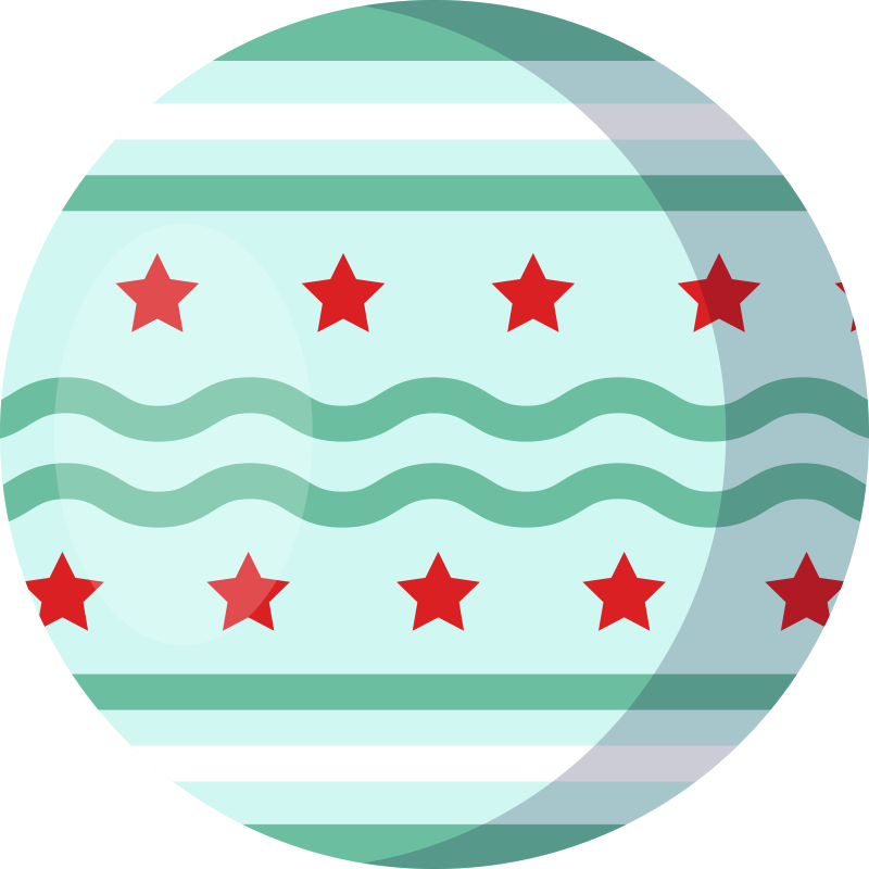 Barvana podloga za božično drevo - TenStickers