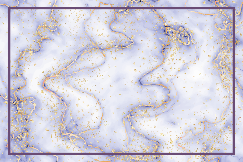 Marmorirani zlati brizgi Marmorna vinilna preproga - TenStickers