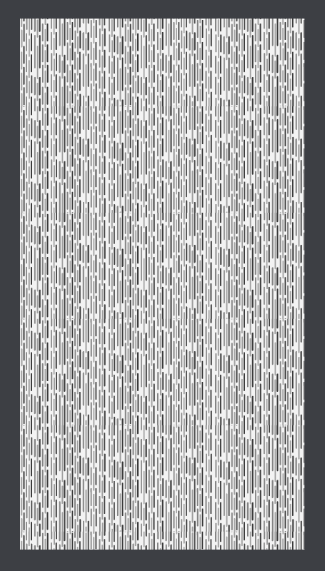 Temno sive vrvi minimalna preproga - TenStickers