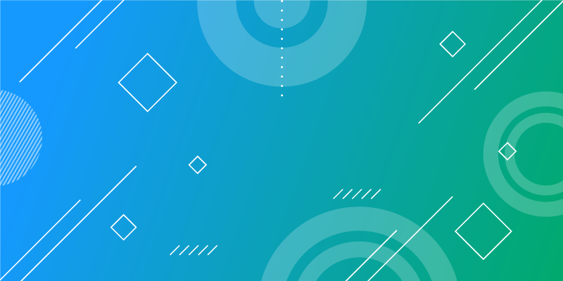 Modra abstraktna geometrijska potiska moderna preproga - TenStickers