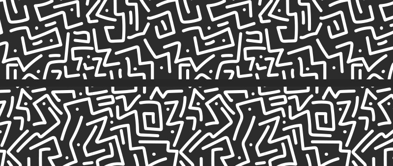 Abstraktni labirint Vinilne preproge z geometrijskimi vzorci - TenStickers