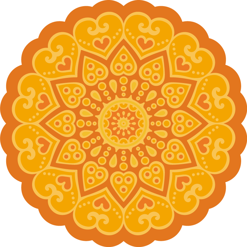 Mandala talni poudarek Vinilna preproga mandala - TenStickers