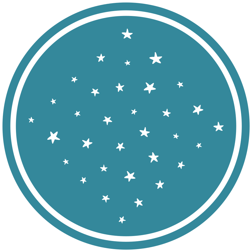 Zvezdni motiv vinilna preproga s zvezdami - TenStickers