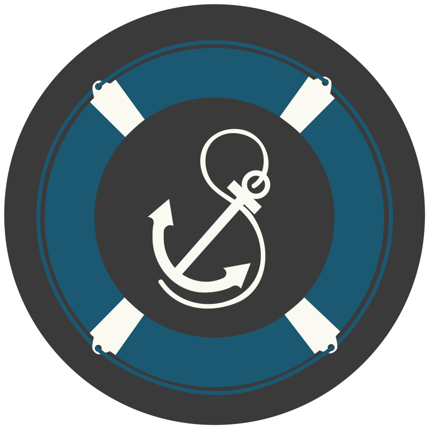 Motiv navtičnega sidra Vinilna mozaik preproga - TenStickers