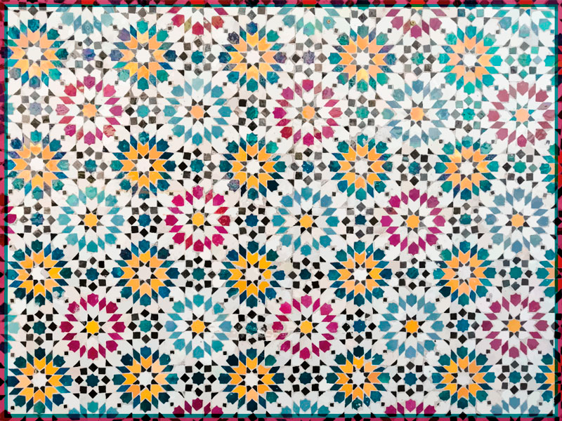 Z mozaičnim vzorcem Vinilna mozaik preproga - TenStickers