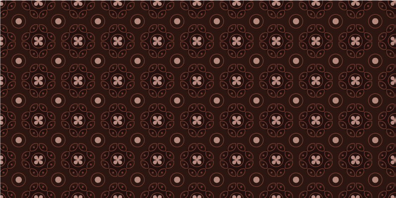 Mozaični krožni vzorci Vinilna mozaik preproga - TenStickers