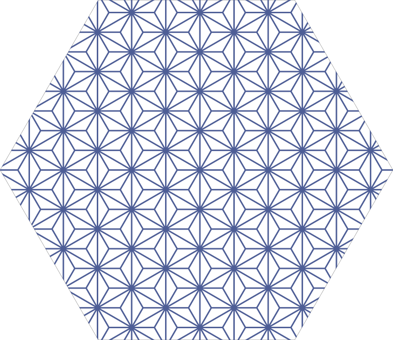 Vinilne preproge z geometrijskimi vzorci zvezdasti vzorci - TenStickers