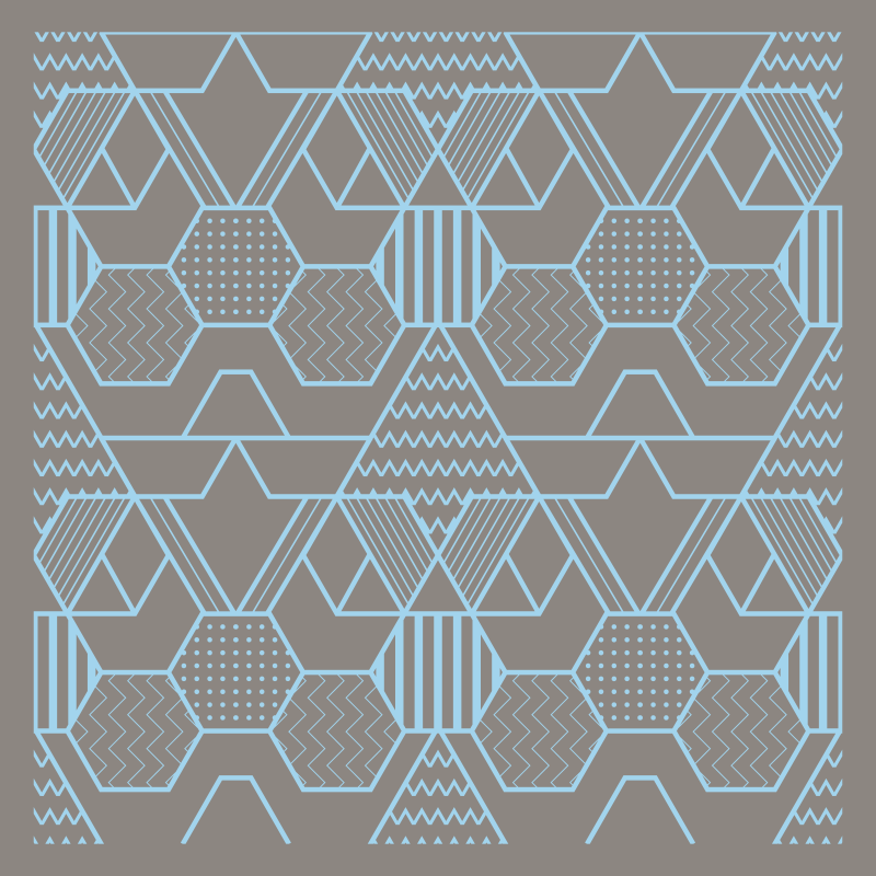 Vinilne preproge z geometrijskimi vzorci abstraktne oblike - TenStickers