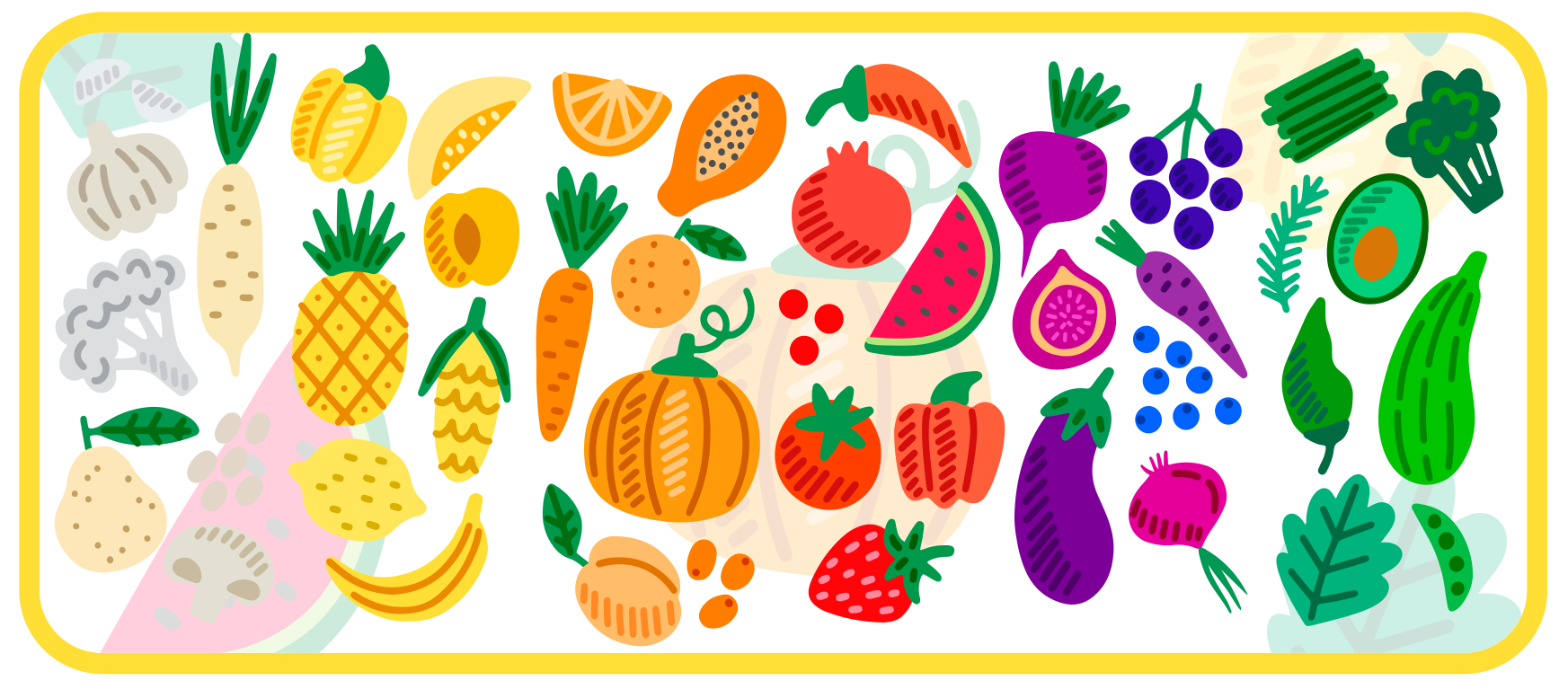 Zdrava prehrana kuhinjska vinil preproga - TenStickers